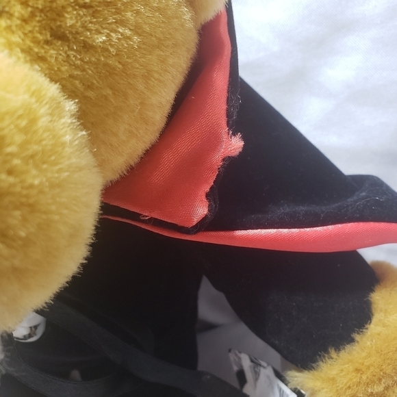 Fiesta Vampire Wizard Teddy Bear Plush Stuffed Animal 12-inch Halloween Has Tag - Picture 5 of 10